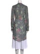Alexander McQueen Silk Floral Print Tunic