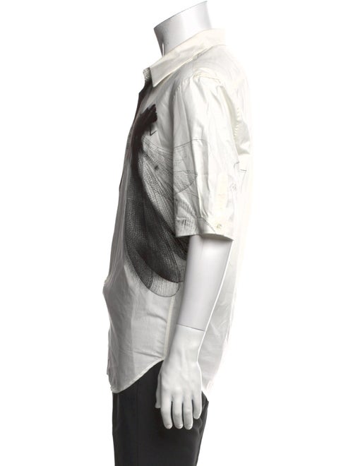 Alexander McQueen Graphic Print Short Sleeve Shirt