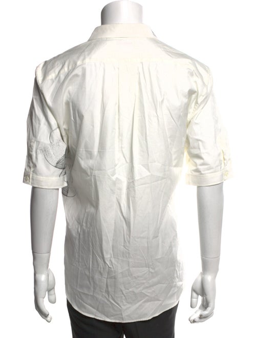 Alexander McQueen Graphic Print Short Sleeve Shirt