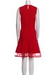 Alexander McQueen Crew Neck Knee-Length Dress