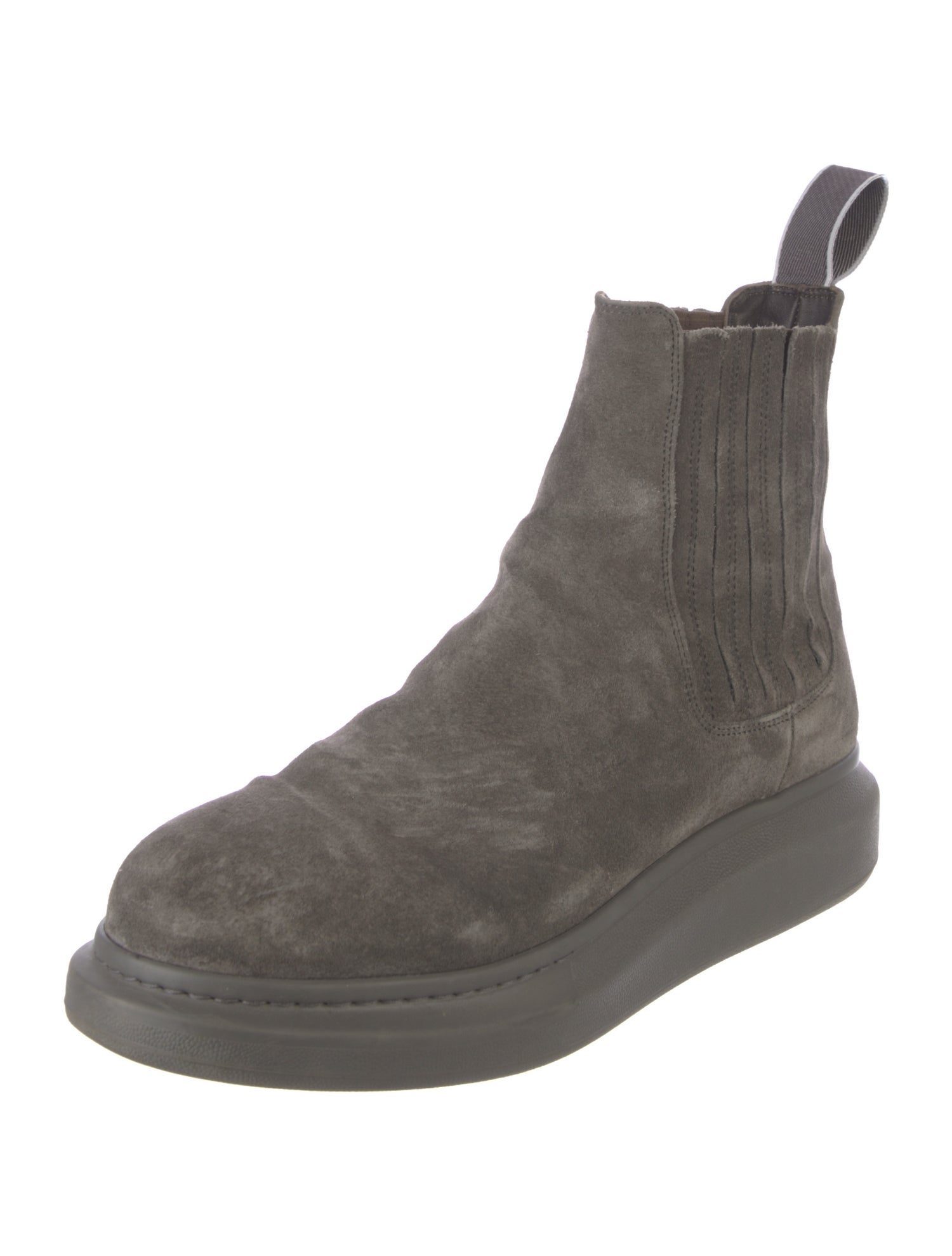 Alexander McQueen Suede Chelsea Boots