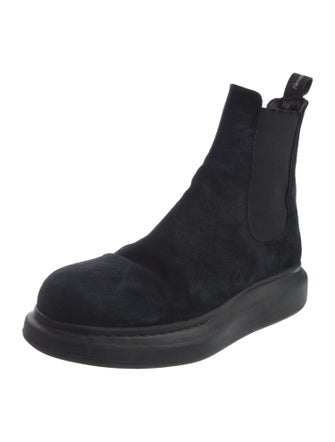 Alexander McQueen Suede Chelsea Boots