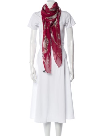 Alexander McQueen Silk Skull Scarf