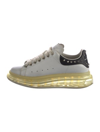 Alexander McQueen Leather Studded Accents Sneakers