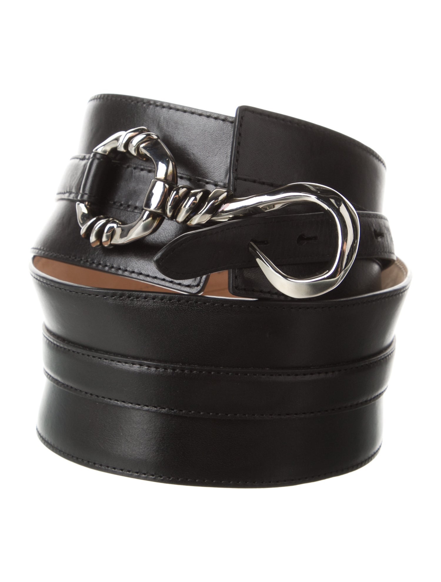 Alexander McQueen Wide Leather Belt