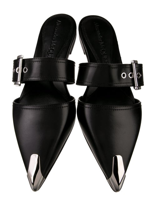 Alexander McQueen Leather Mules