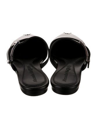 Alexander McQueen Leather Mules