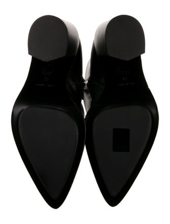 Alexander McQueen Leather Western Boots