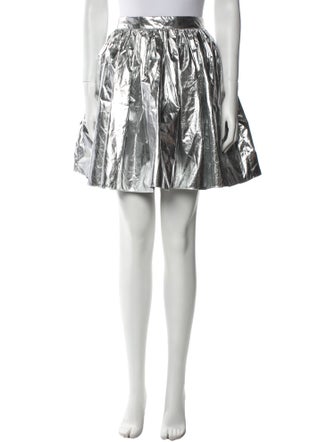 Alexander McQueen Ruffle Embellishment Knee-Length Skirt