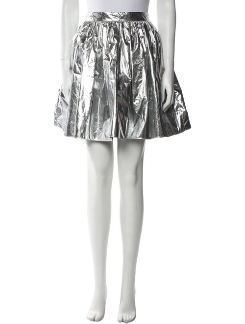 Alexander McQueen Ruffle Embellishment Knee-Length Skirt