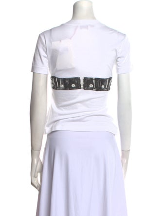 Alexander McQueen Graphic Print Crew Neck T-Shirt