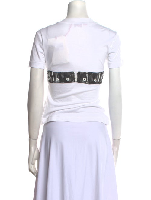 Alexander McQueen Graphic Print Crew Neck T-Shirt