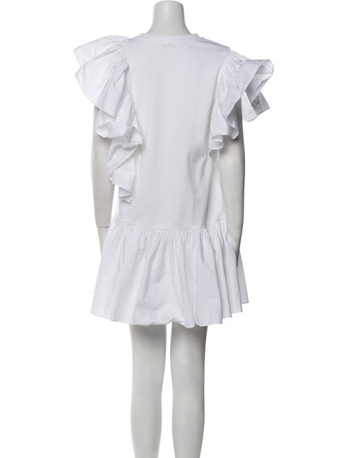 Alexander McQueen Crew Neck Mini Dress