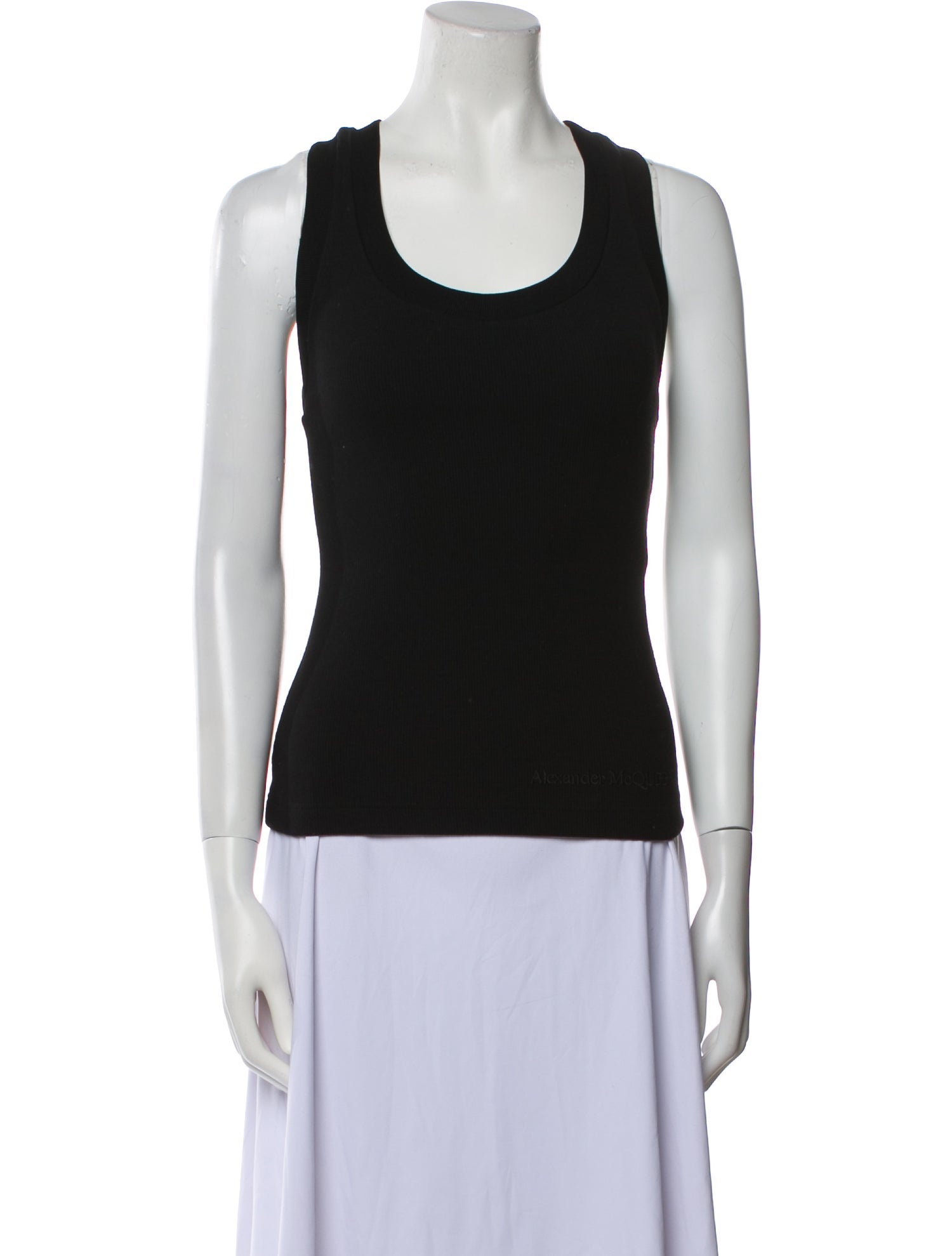 Alexander McQueen Wool Scoop Neck Top w/ Tags