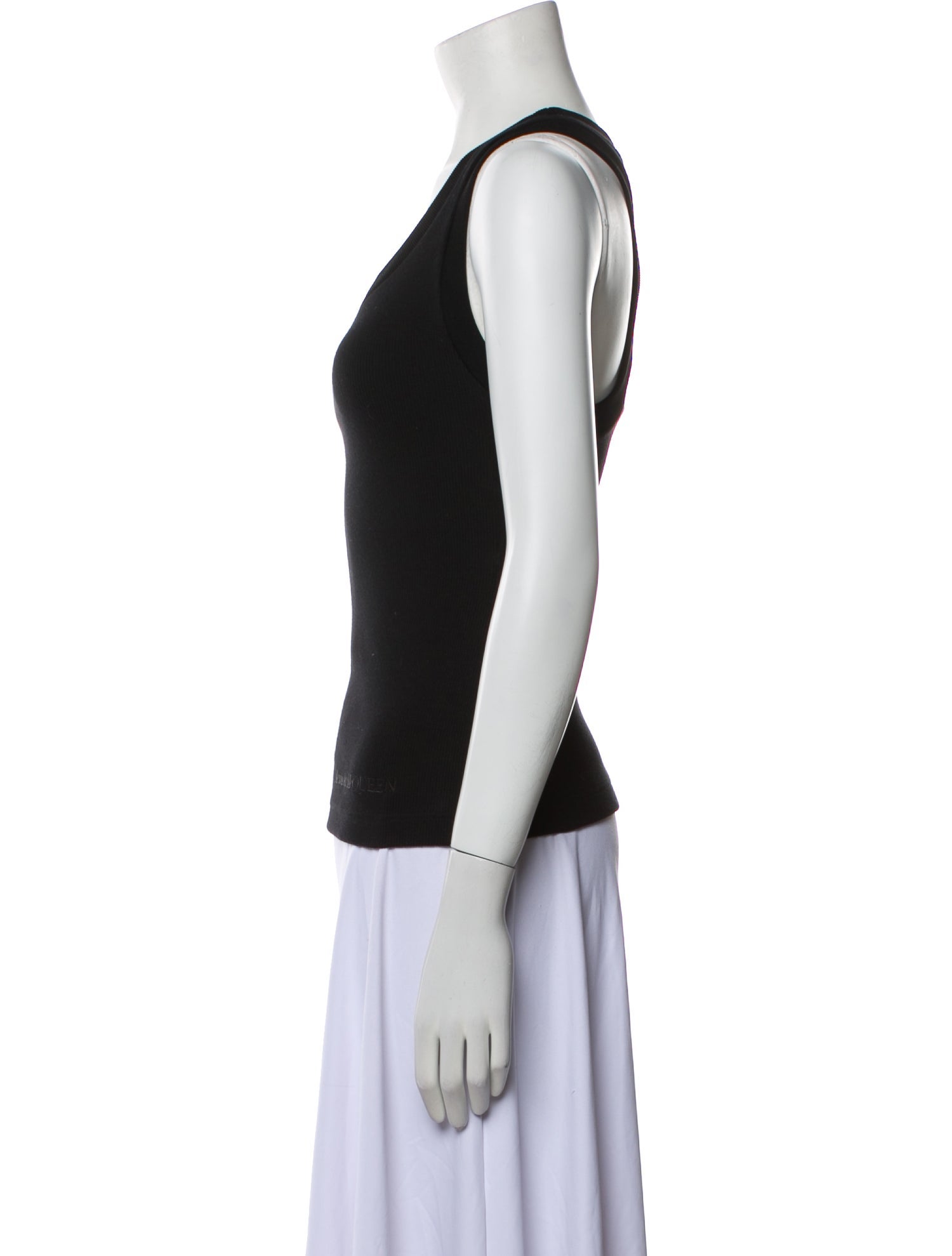 Alexander McQueen Wool Scoop Neck Top w/ Tags