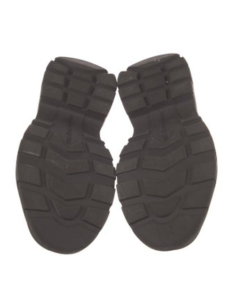 Alexander McQueen Leather Lace-Up Boots