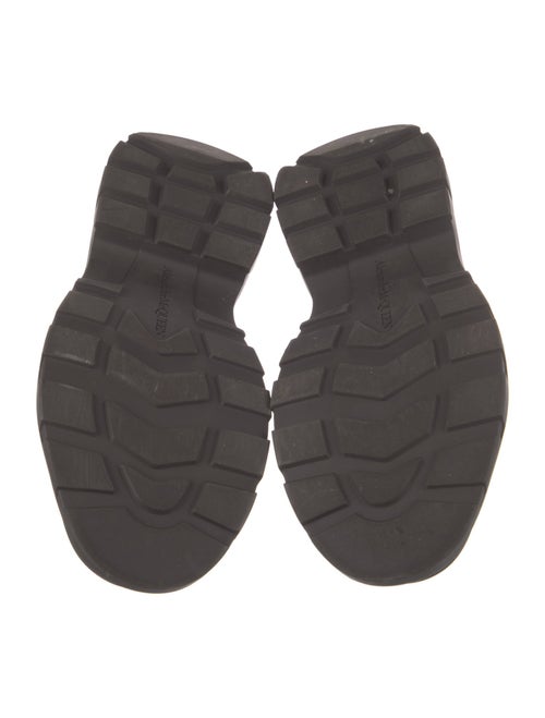 Alexander McQueen Leather Lace-Up Boots