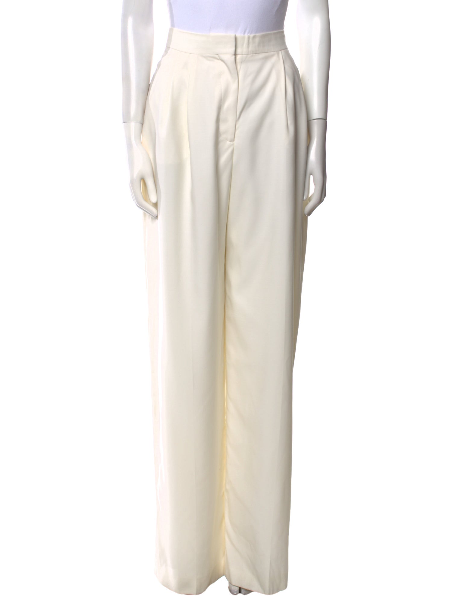 Alexander McQueen Wool Wide Leg Pants