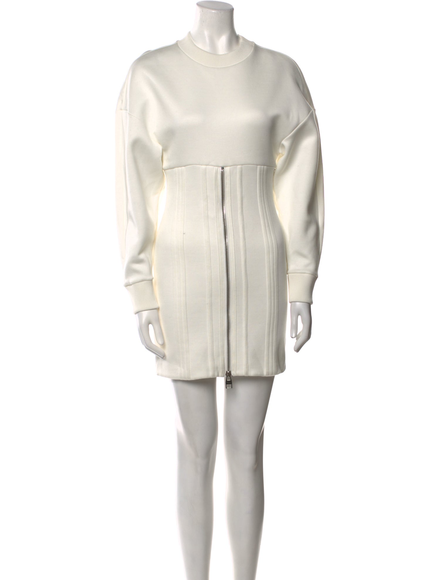 Alexander McQueen Crew Neck Mini Dress