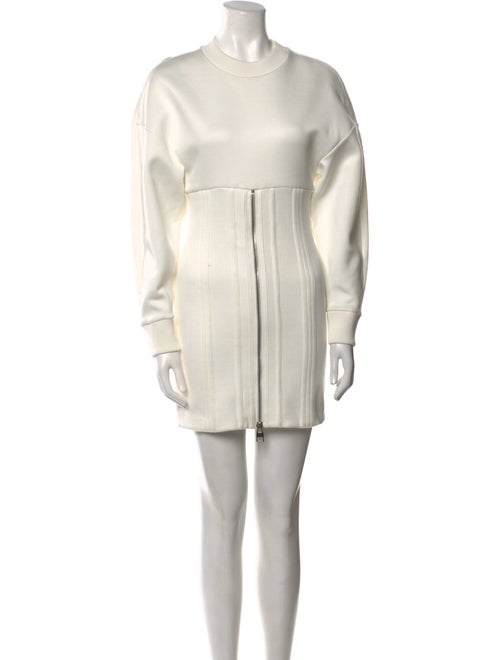 Alexander McQueen Crew Neck Mini Dress