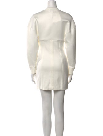 Alexander McQueen Crew Neck Mini Dress