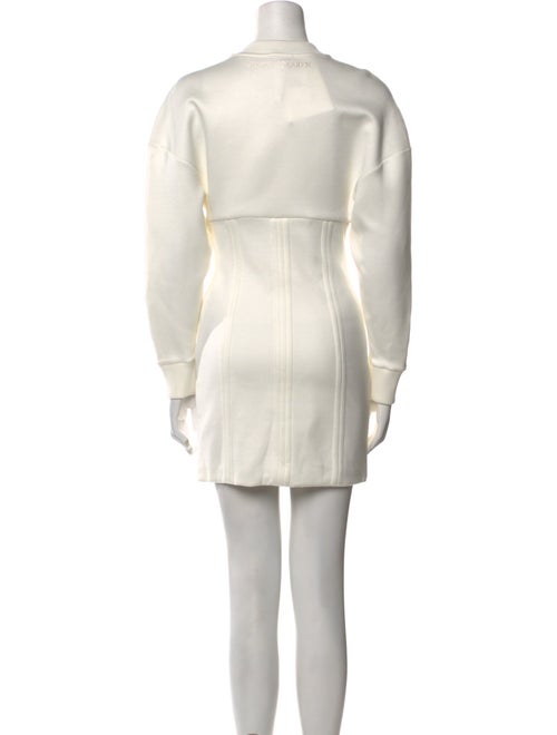 Alexander McQueen Crew Neck Mini Dress