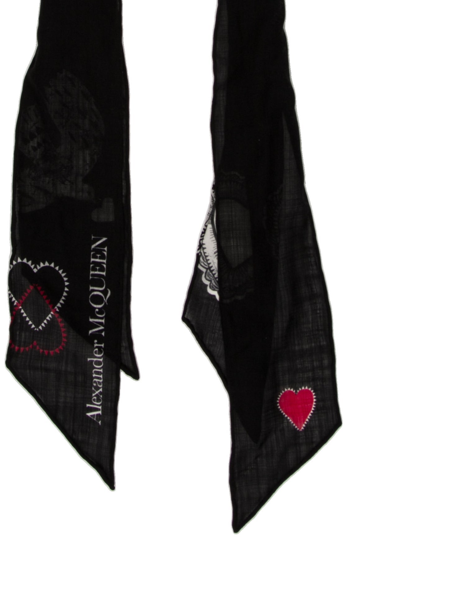 Alexander McQueen Silk Skull Scarf w/ Tags