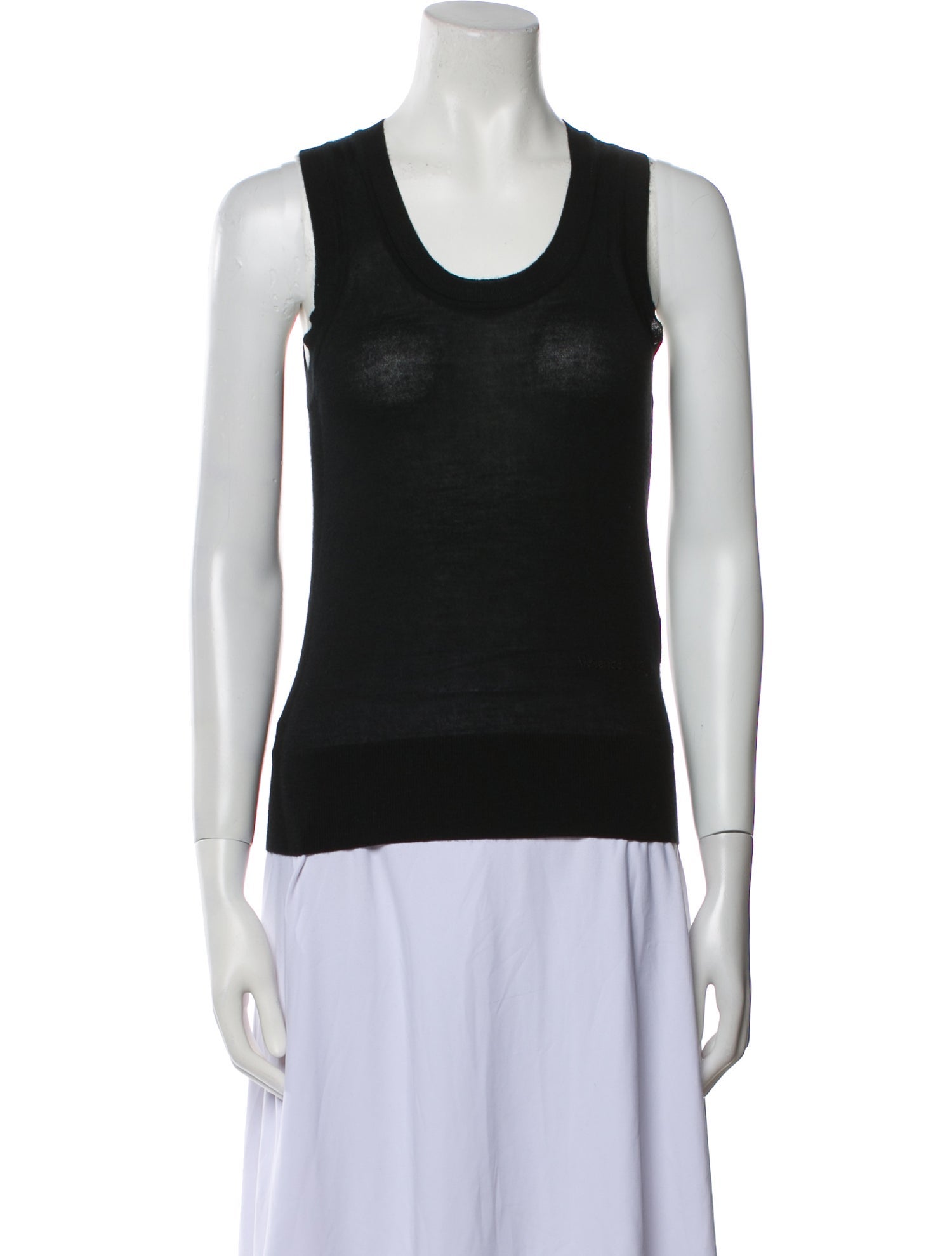 Alexander McQueen Cashmere Scoop Neck Top w/ Tags