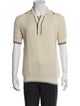 Alexander McQueen Collar Short Sleeve Polo Shirt