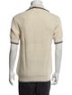 Alexander McQueen Collar Short Sleeve Polo Shirt