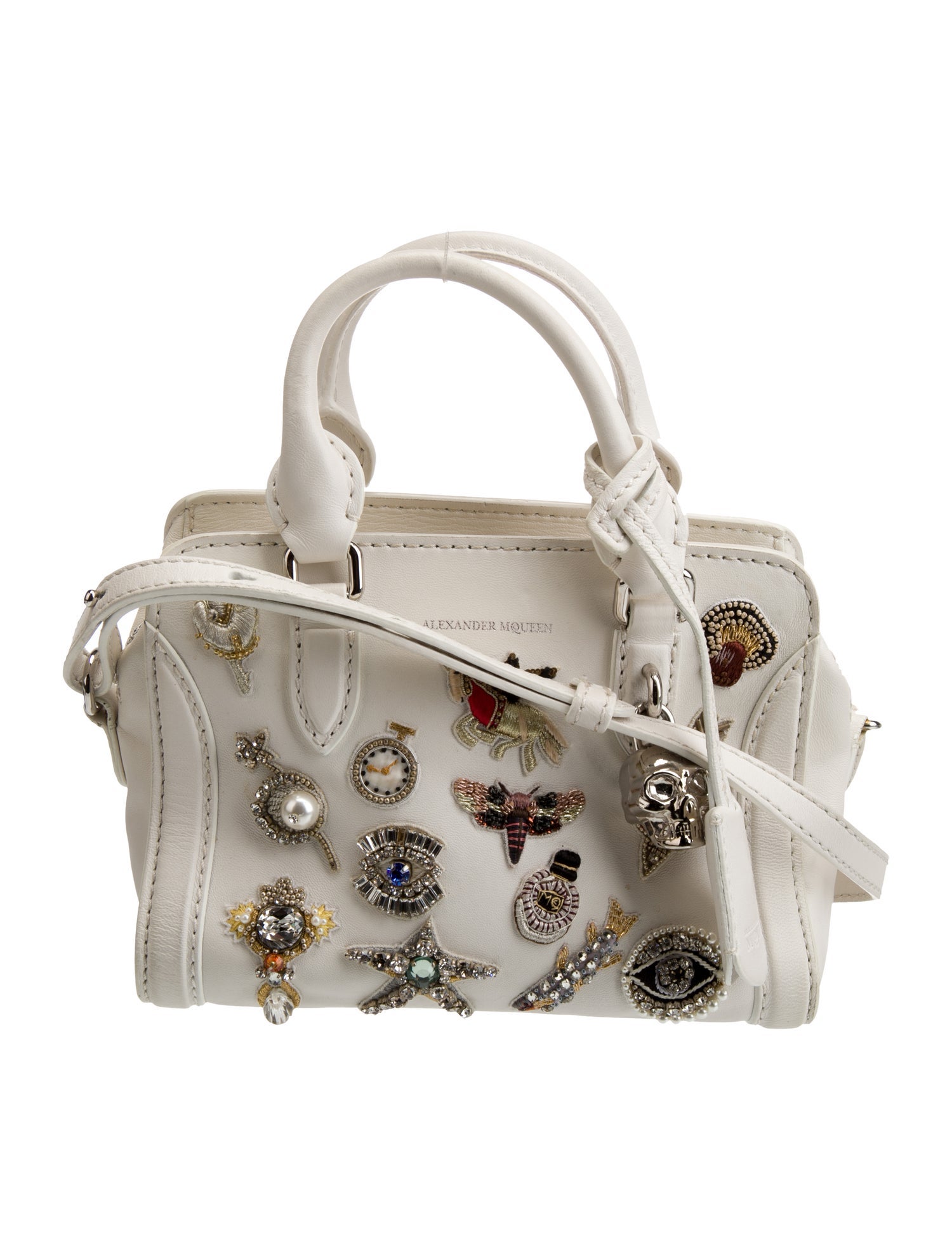 Alexander McQueen Skull Top Handle Bag