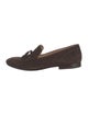 Alexander McQueen Suede Tassel Accents Dress Loafers