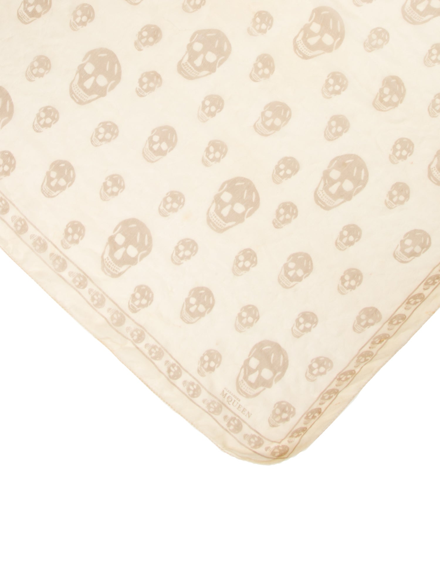 Alexander McQueen Silk Skull Scarf