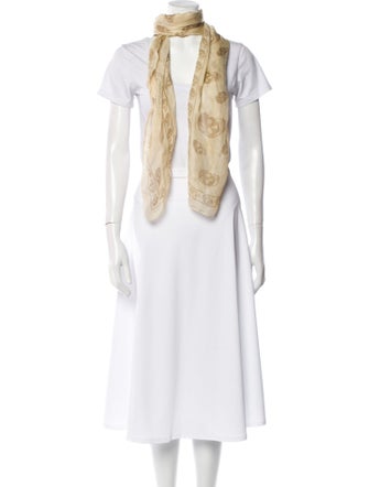 Alexander McQueen Silk Skull Scarf