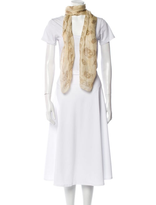 Alexander McQueen Silk Skull Scarf