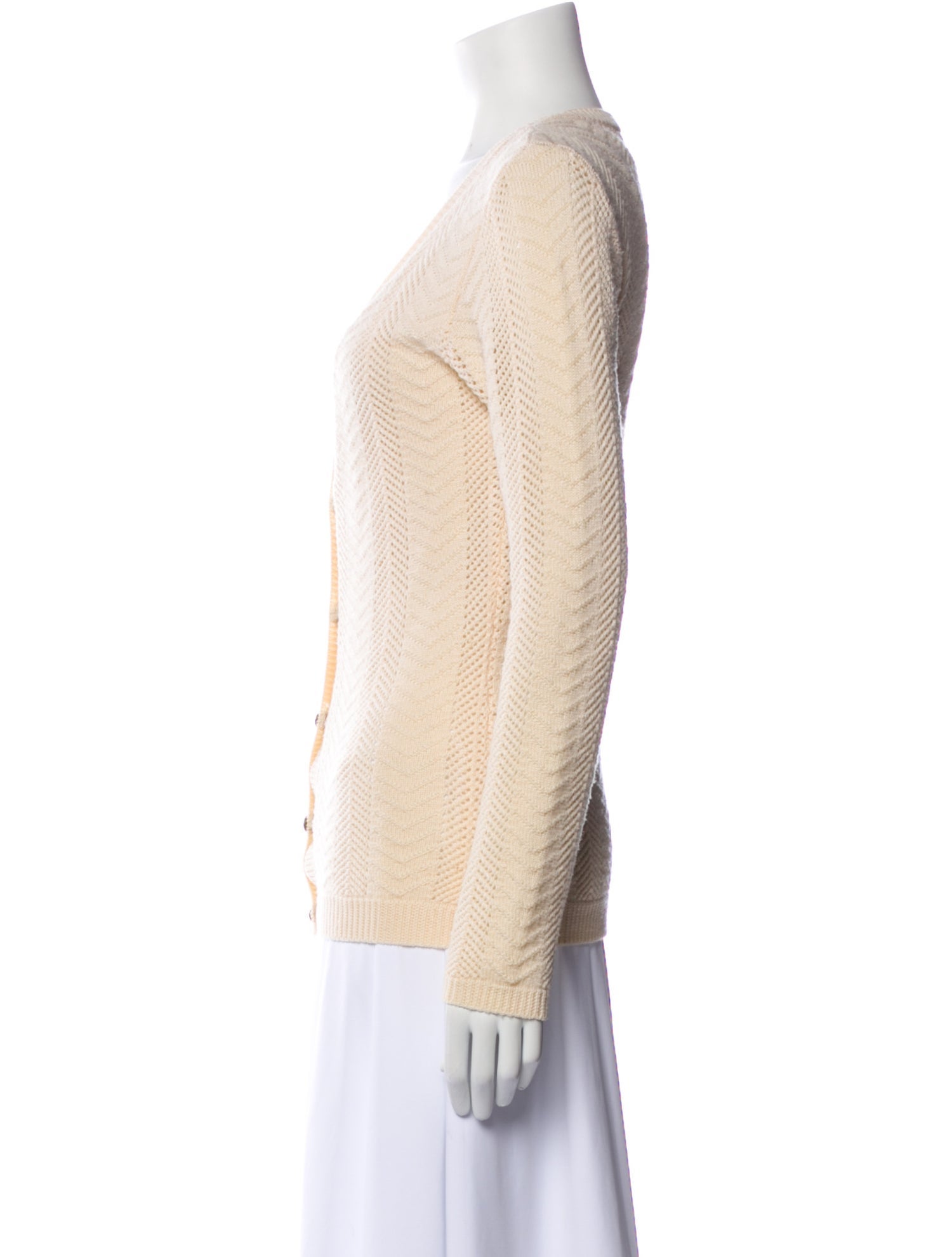 Alexander McQueen Wool V-Neck Sweater