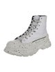 Alexander McQueen Canvas Combat Boots