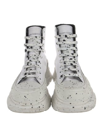 Alexander McQueen Canvas Combat Boots
