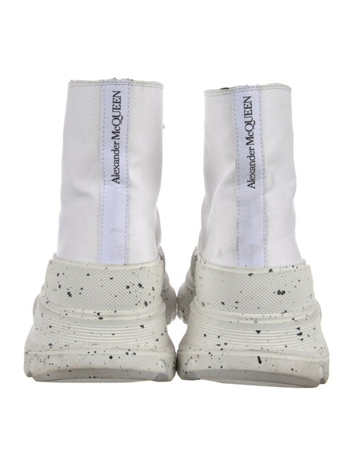 Alexander McQueen Canvas Combat Boots