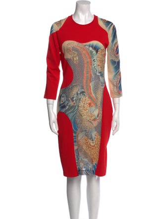 Alexander McQueen 2011 Knee-Length Dress