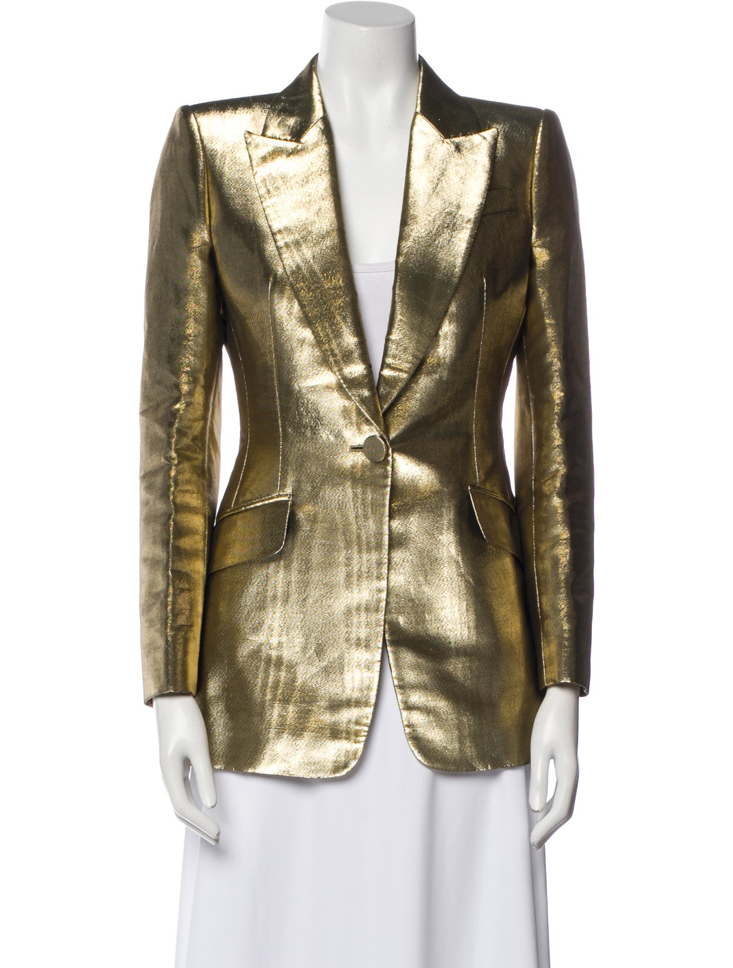 Alexander McQueen Plaid Print Blazer