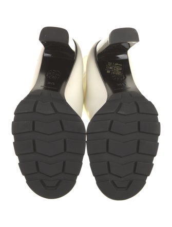 Alexander McQueen Neoprene Leather Trim Embellishment Boots