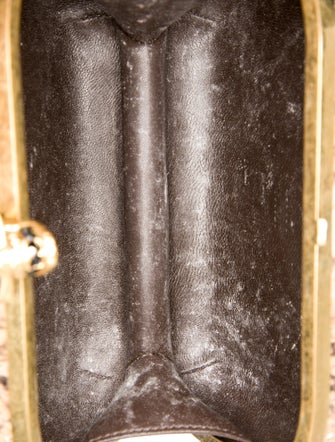 Alexander McQueen Snakeskin Skull Clutch