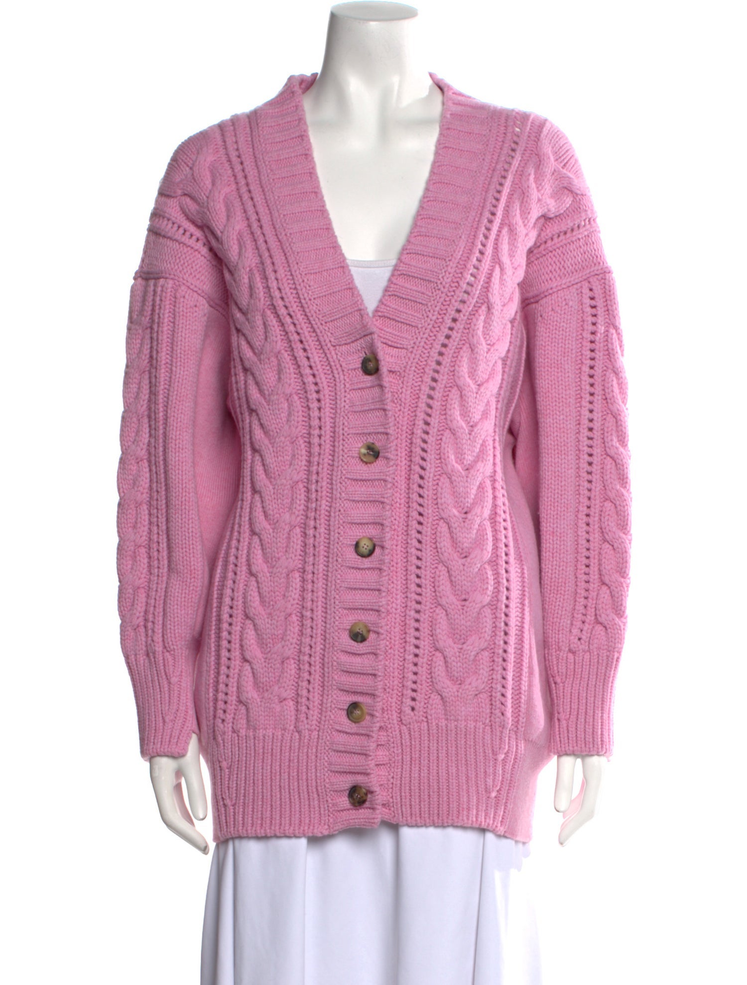 Alexander McQueen Wool V-Neck Sweater