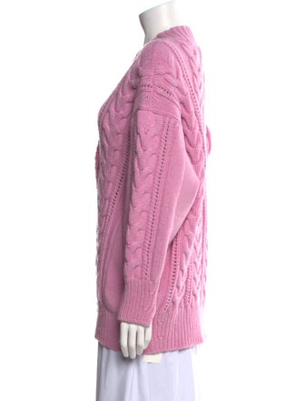 Alexander McQueen Wool V-Neck Sweater