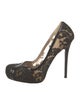Alexander McQueen Lace Lace Pattern Pumps