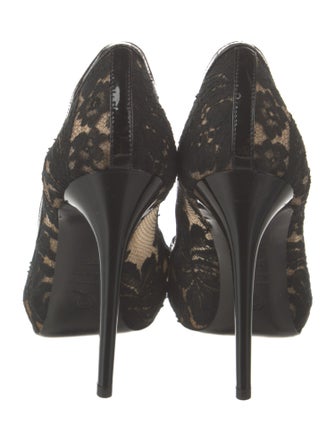 Alexander McQueen Lace Lace Pattern Pumps
