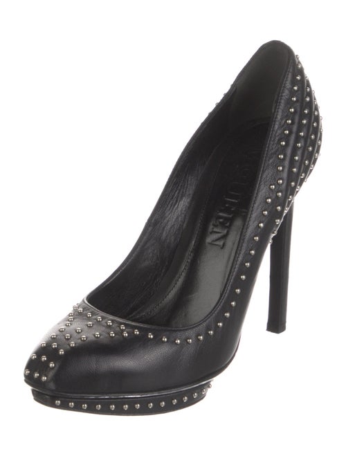 Alexander McQueen Leather Studded Accents Pumps