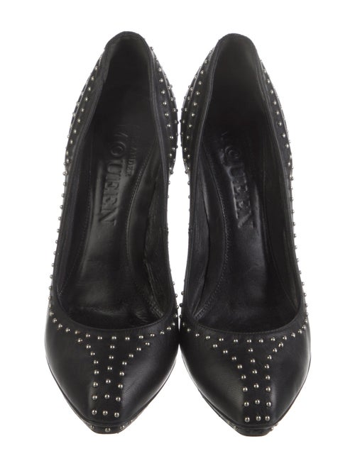 Alexander McQueen Leather Studded Accents Pumps