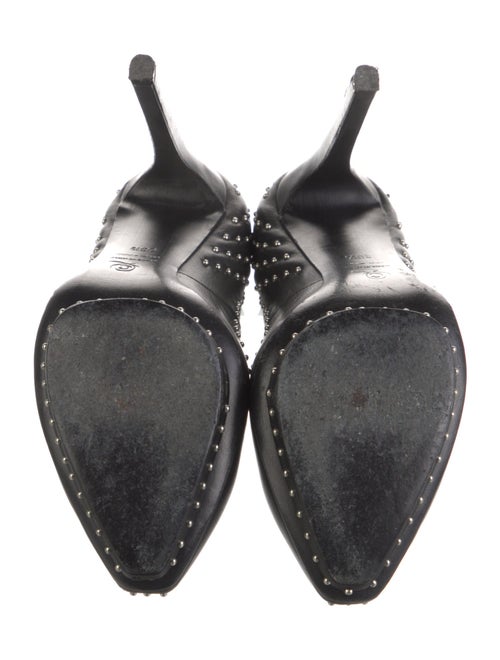 Alexander McQueen Leather Studded Accents Pumps